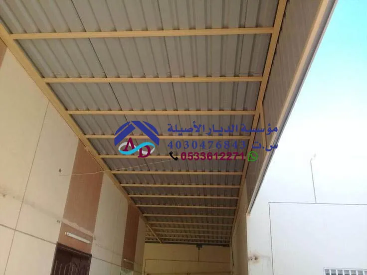 تركيب مظلات ممرات قماش