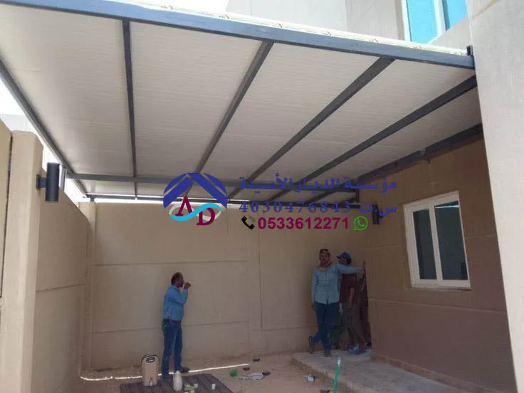 خطوات تركيب مظلات ساندوتش بانل